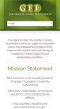 Mobile Screenshot of godleyfamilyfoundation.org